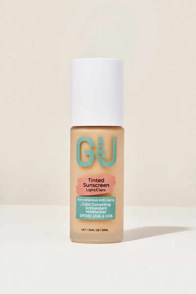 Protector solar facial con color